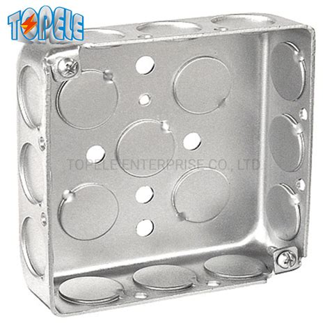 4 metal electrical box|shallow 4x4 electrical box.